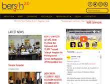 Tablet Screenshot of bersih.org